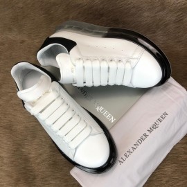 Alexander Mcqueen Clear Sole White-Black 