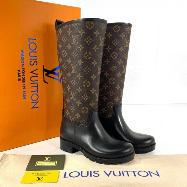 Louis Vuitton Drops High Boots b-12-301