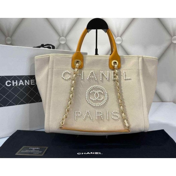 Chanel Shopping bag pearl product b-12-341