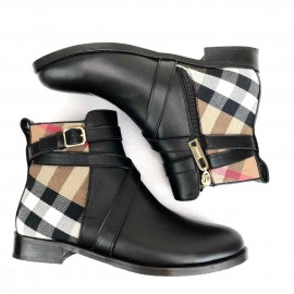 Burberry House Check Ankle Boots b-20-150