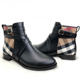 Burberry House Check Ankle Boots b-20-150