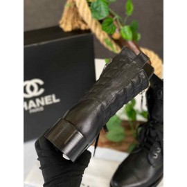 Chanel lace up shoes boot b-22-142