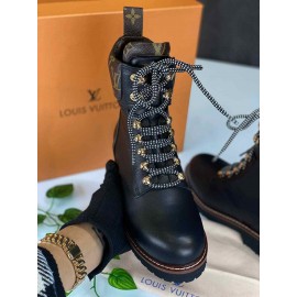 Louis Vuitton Boots interior -exterior Genuine leather B-22-76