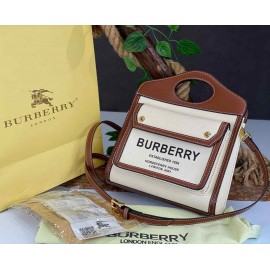 Burberry Canvas and leather pocket bag Imported product b-22-83