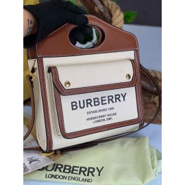 Burberry Canvas and leather pocket bag Imported product b-22-83