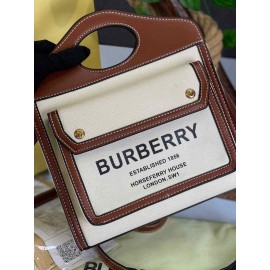 Burberry Canvas and leather pocket bag Imported product b-22-83