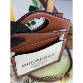 Burberry Canvas and leather pocket bag Imported product b-22-83