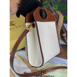 Burberry Canvas and leather pocket bag Imported product b-22-83