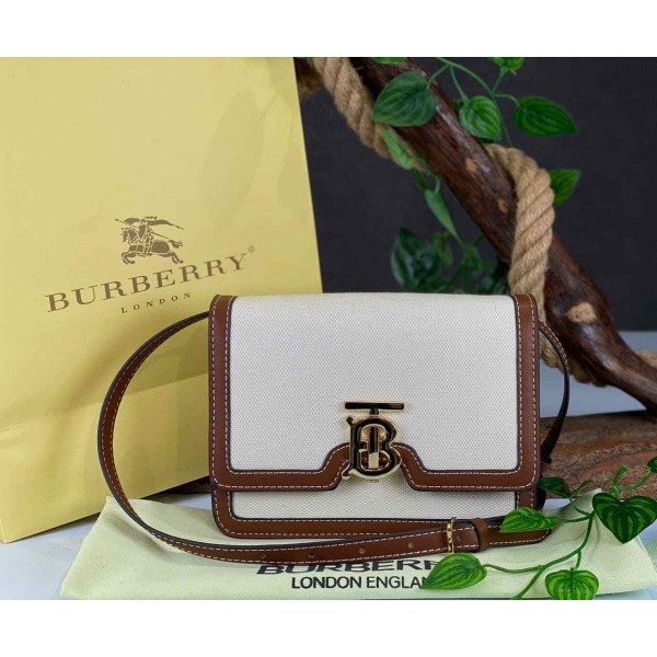 Burberry Canvas and leather pocket bag Imported product b-22-99