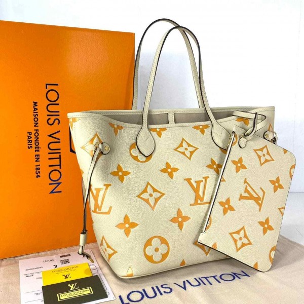 Louis Vuitton Neverfull MM Oversize Bicolor Gradient medium size  b-23-39