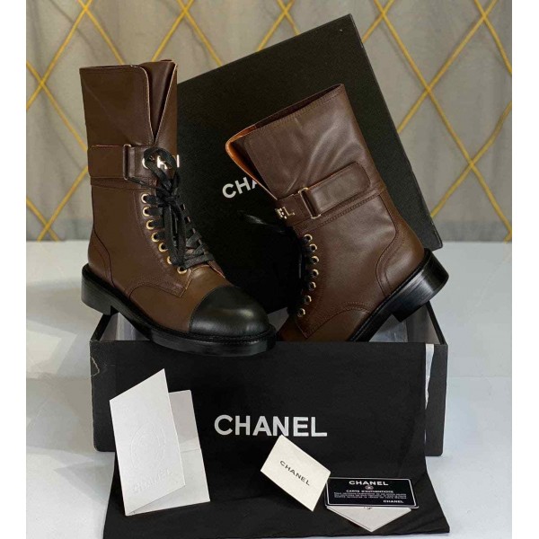 Chanel women lace up boot Imported product B-25-56