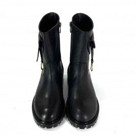 Christian Dior Saddle Combat Boots b-30-43