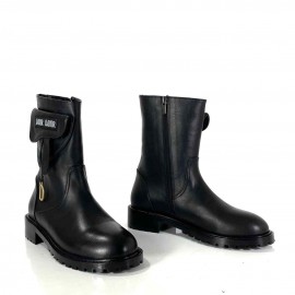 Christian Dior Saddle Combat Boots b-30-43