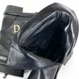 Christian Dior Saddle Combat Boots b-30-43