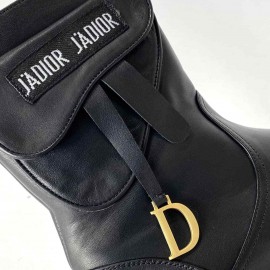 Christian Dior Saddle Combat Boots b-30-43