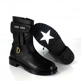 Christian Dior Saddle Combat Boots b-30-43