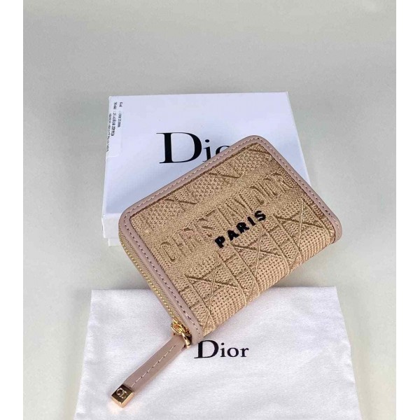 Christian Dior Wallet Mini genuine leather b-38-42