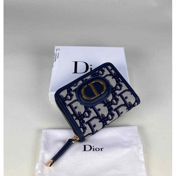 Christian Dior Wallet Mini genuine leather  b-38-43