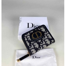 Christian Dior Wallet Mini genuine leather  b-38-45