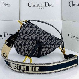 Christian Dior Oblique Saddle Bag