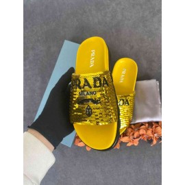 Prada Sequin Slippers-B-56-71