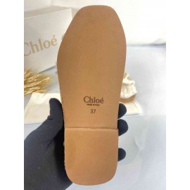 Chloe Woody Flat Mule slides b-62-41 