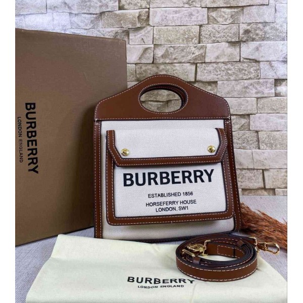 Burberry Two tone canvas bag b-65-272