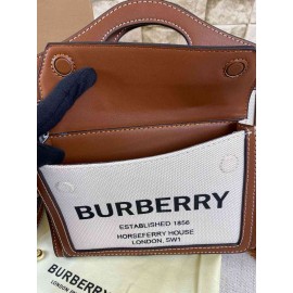 Burberry Two tone canvas bag b-65-272