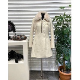 Chanel Wool Coat imported fabric  b-7-26