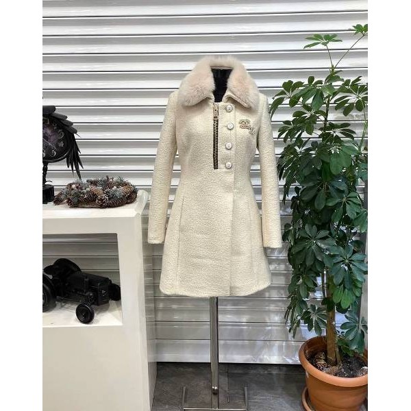 Chanel Wool Coat imported fabric  b-7-26