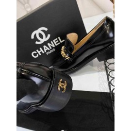 Chanel loafers shiny calfskin interior b-8-244