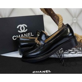 Chanel loafers shiny calfskin interior b-8-244