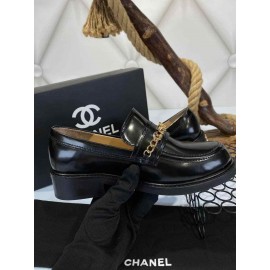 Chanel loafers shiny calfskin interior b-8-244