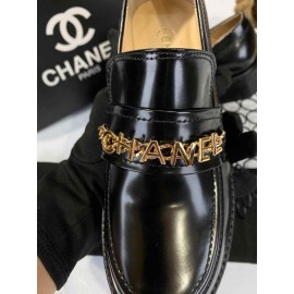 Chanel loafers shiny calfskin interior b-8-244