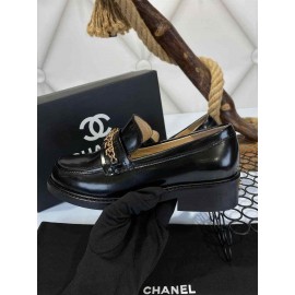 Chanel loafers shiny calfskin interior b-8-244