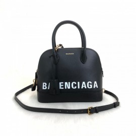 Balenciaga Ville Top Handle S Bag Black 