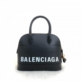 Balenciaga Ville Top Handle S Bag Black 