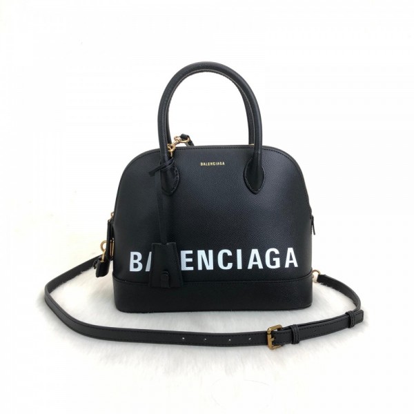 Balenciaga Ville Top Handle S Bag Black 