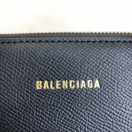 Balenciaga Ville Top Handle S Bag Black 