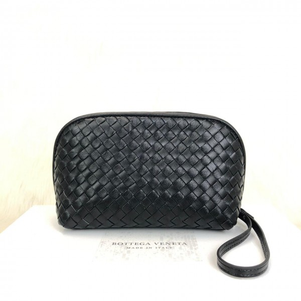 Bottega Veneta intrecciato Pouch Black