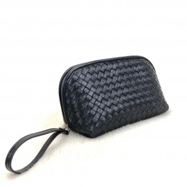 Bottega Veneta intrecciato Pouch Black