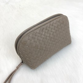 Bottega Veneta intrecciato Pouch sand