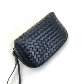 Bottega Veneta intrecciato Pouch Black