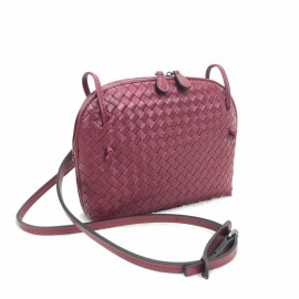 Bottega Nodini Single Zipper Burgundy 