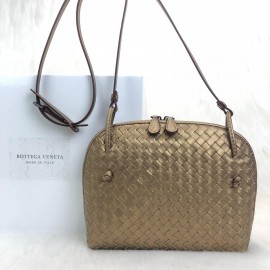 Bottega Nodini Single Zipper Gold 