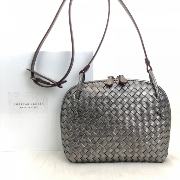 Bottega Nodini Single Zipper Silver