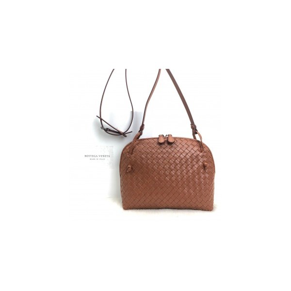 Bottega Nodini Single Zipper Tan 