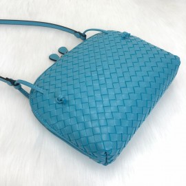 Bottega Nodini Single Zipper Turquoise 