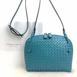 Bottega Nodini Single Zipper Turquoise 