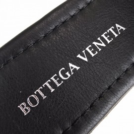 Bottega Veneta Black Knitted Slippers